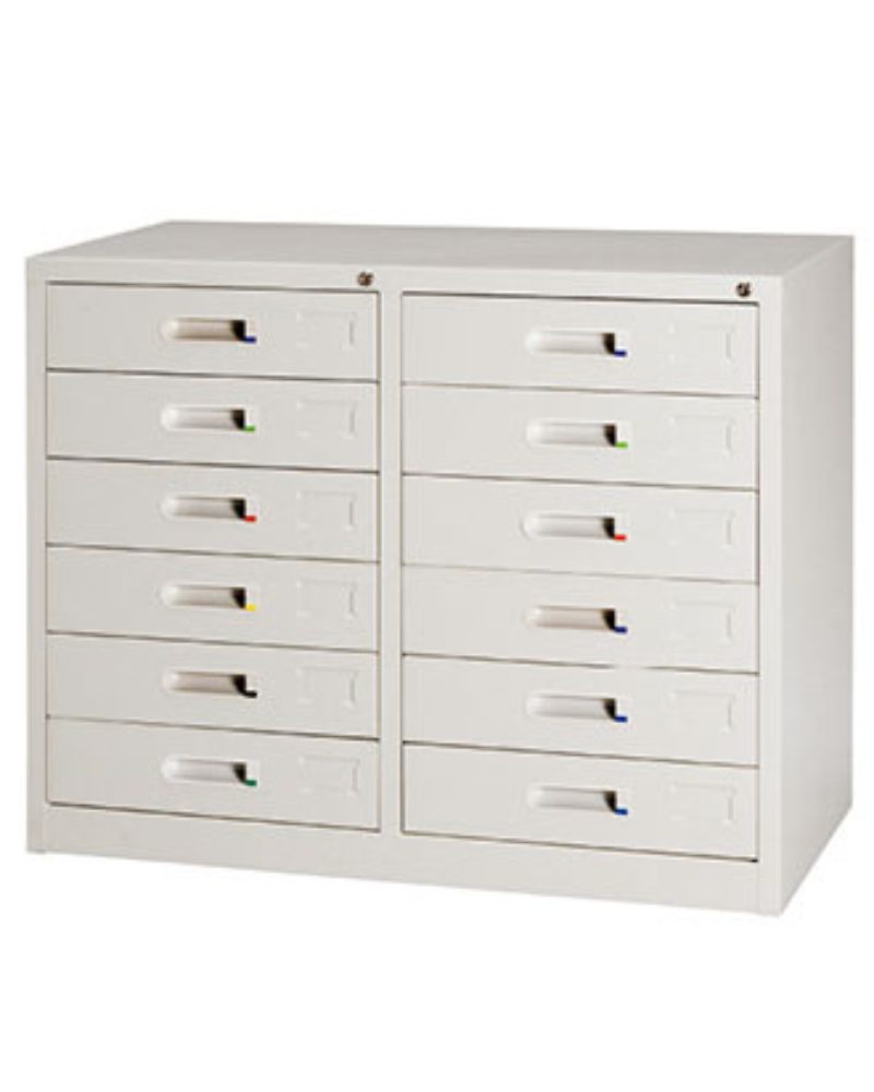 3-31十二抽屜鋼製公文櫃