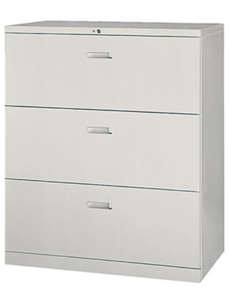 3-24抽屜三層式鋼製公文櫃