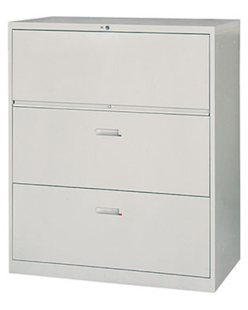 3-23複合三層式鋼製公文櫃