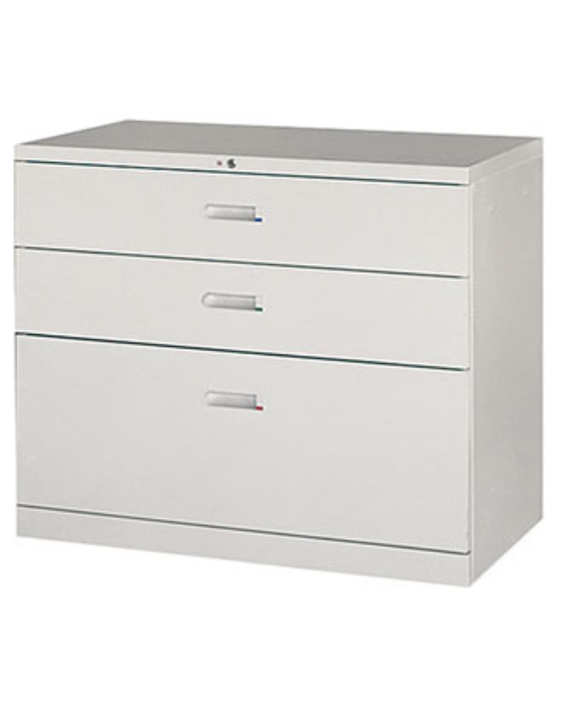 3-21二小一大抽屜式鋼製公文櫃